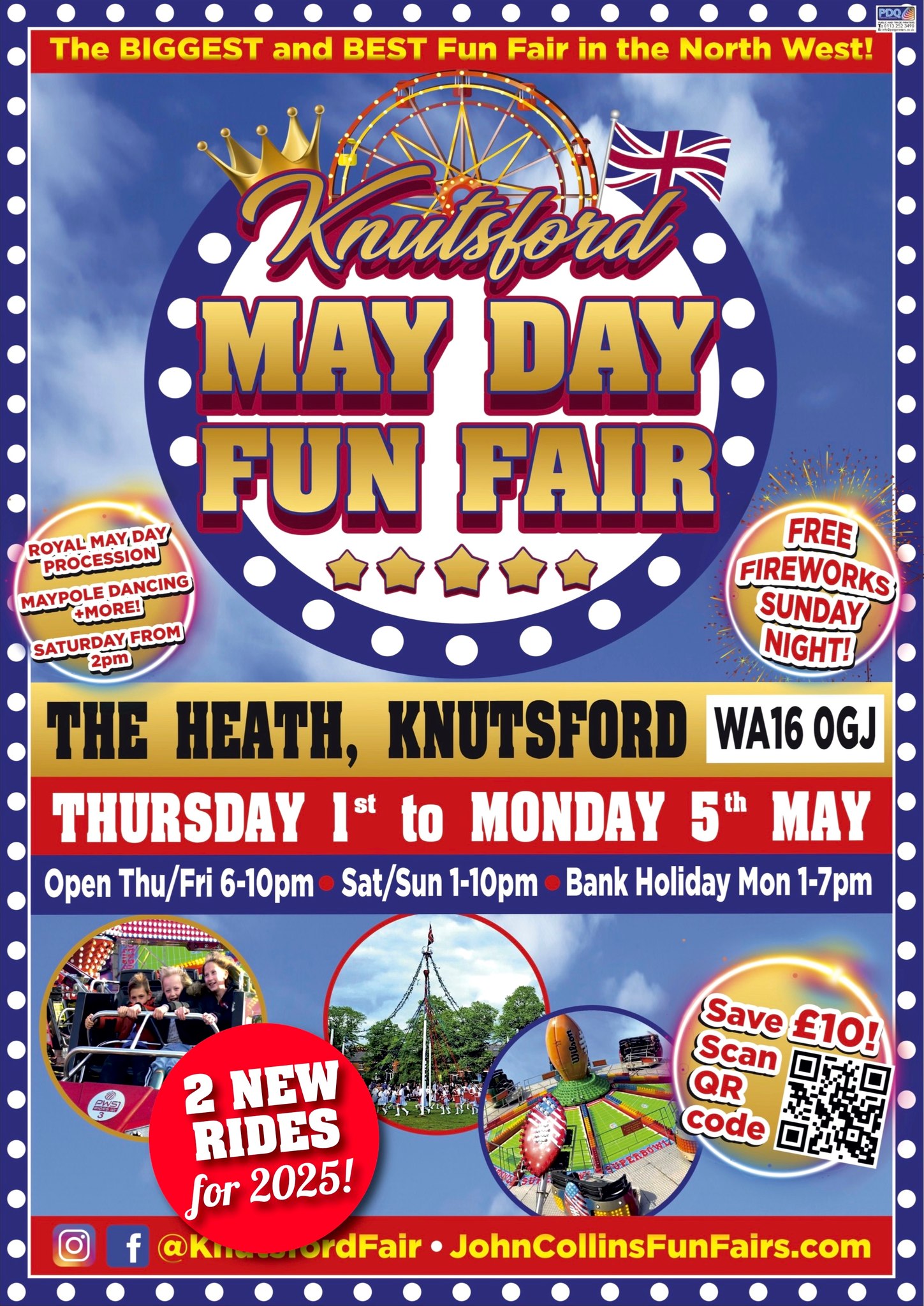 Knutsford Royal Mayday Funfair 2025