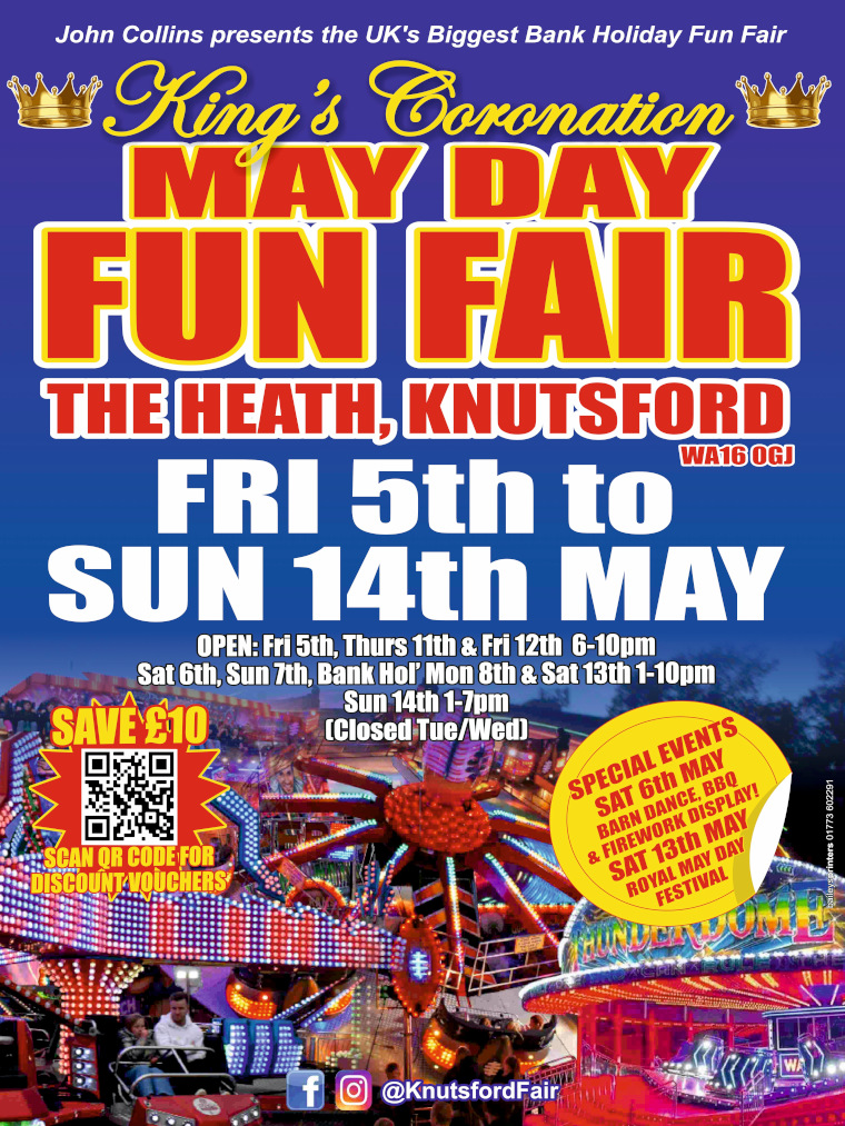 Knutsford Royal Mayday Funfair 2023